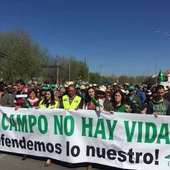 Una anterior manifestación de agricultores en Ciudad Real Una anterior manifestación de agricultores en Ciudad Real