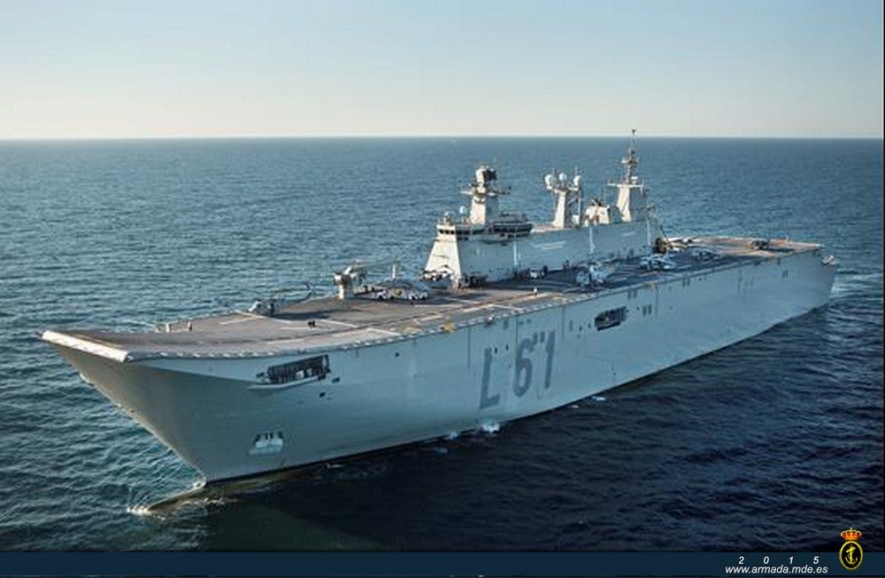 Ya está en Almería el buque de la Armada 'Juan Carlos I' Ya está en Almería el buque de la Armada 'Juan Carlos I'