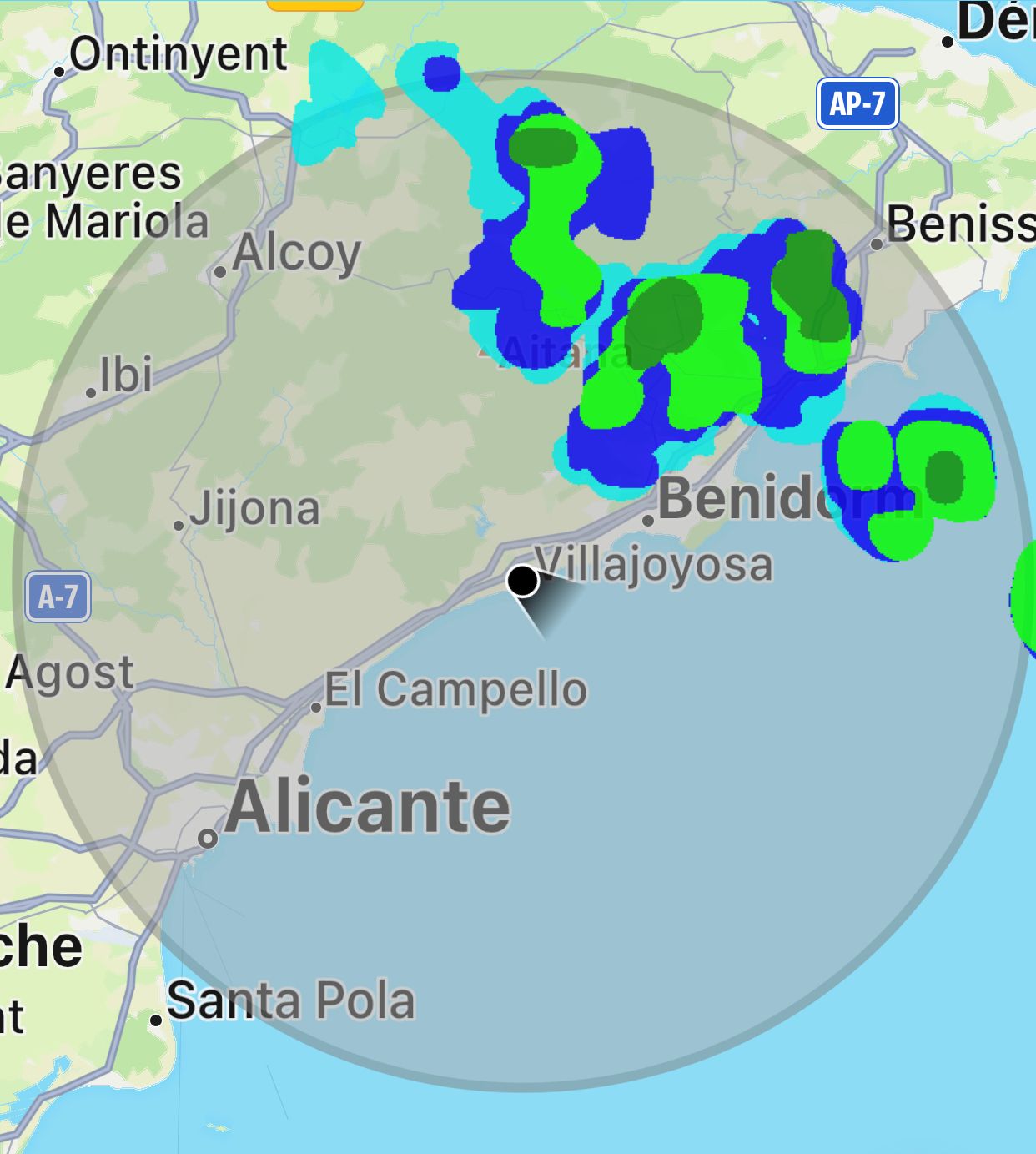 Fin de semana lluvioso en la Marina Baixa Fin de semana lluvioso en la Marina Baixa
