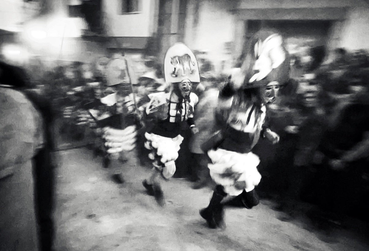 SuperFoto de los Peliqueiros en Laza SuperFoto de los Peliqueiros en Laza