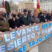 Manifestación de agricultores en Madrid.
