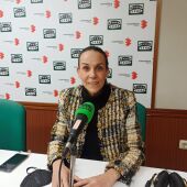 Eva María Masías, en los estudios de Onda Cero Ciudad Real