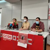 Estudiantes en su rueda de prensa Estudiantes en su rueda de prensa