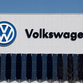 Logo de Volkswagen, en una fotografía de archivo. Logo de Volkswagen, en una fotografía de archivo.