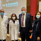 El Hospital Universitario de Torrevieja conmemora el primer aniversario de la ley de eutanasia El Hospital Universitario de Torrevieja conmemora el primer aniversario de la ley de eutanasia