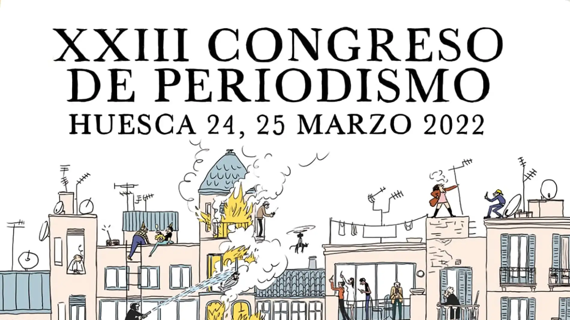 Cartel del XXIII Congreso del Periodismo.