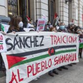 Concentración a favor del pueblo saharaui en Zaragoza