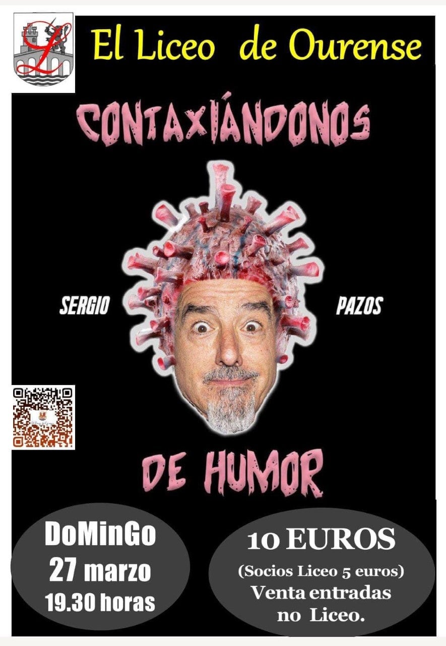 Sergio Pazos contaxiounos de humor en Más de Uno Ourense Sergio Pazos contaxiounos de humor en Más de Uno Ourense