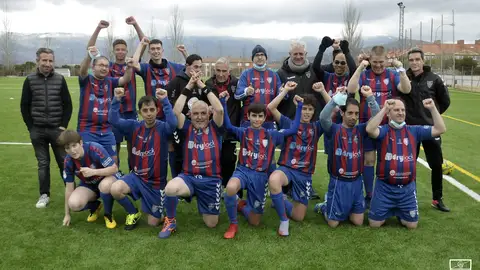 Equipo de inclusión de la Gimnástica Segoviana Gimnástica Segoviana y Fundación Personas