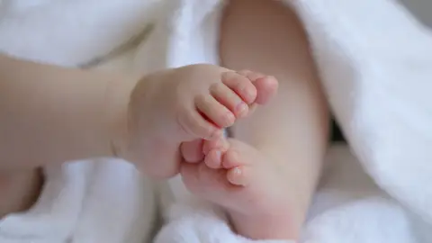 Pies de un bebé