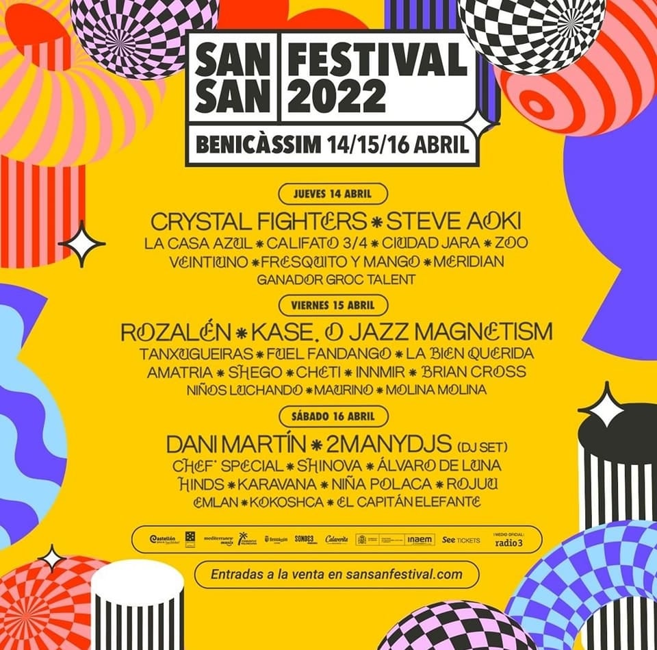 Llega el SanSan y con él vuelven los festivales a la Comunitat Valenciana Llega el SanSan y con él vuelven los festivales a la Comunitat Valenciana