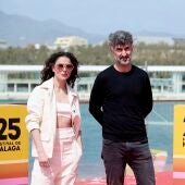 La actriz Patricia López Arnaiz, el director Ibon Cormenzana y el actor Javier Rey presentan 'La cima' en el Festival de Málaga