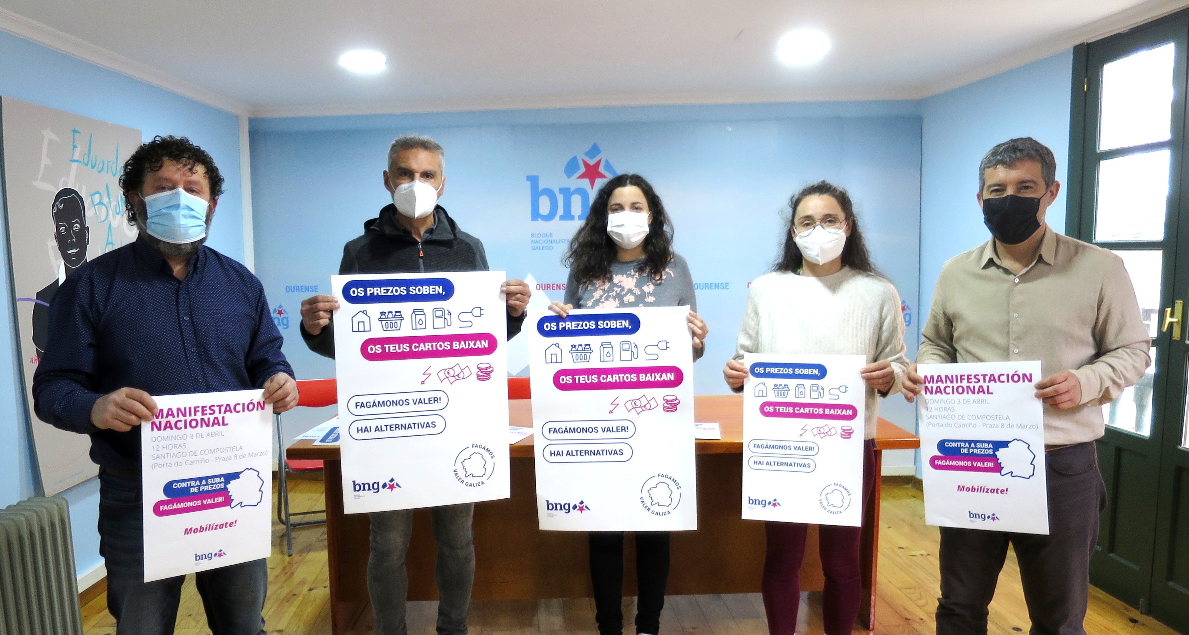 O BNG presenta a súa proposta de medidas urxentes ante a suba constante dos prezos O BNG presenta a súa proposta de medidas urxentes ante a suba constante dos prezos