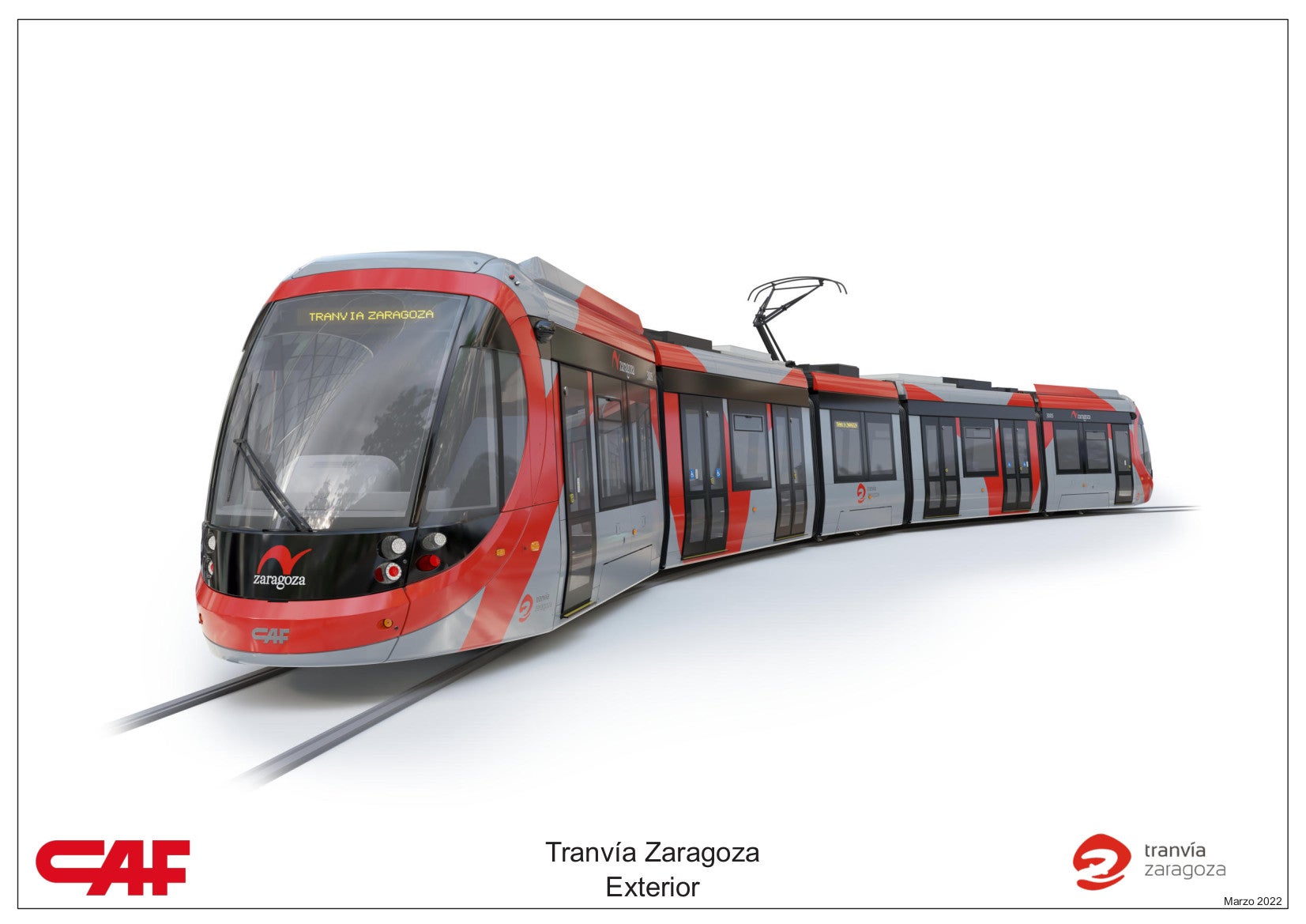 Zaragoza contará con dos nuevos tranvías en 2024 Zaragoza contará con dos nuevos tranvías en 2024
