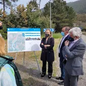 Ethel Vazquez destaca o invenstimento DE 810.000€ das obras de mellora da estrada OU-402 Ethel Vazquez destaca o invenstimento DE 810.000€ das obras de mellora da estrada OU-402