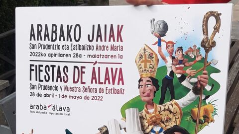 Cartel de las fiestas de San Prudencio 2022