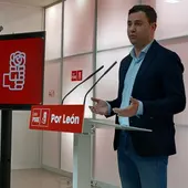 Javier Alfonso Cendón en rueda de prensa esta mañana Javier Alfonso Cendón en rueda de prensa esta mañana