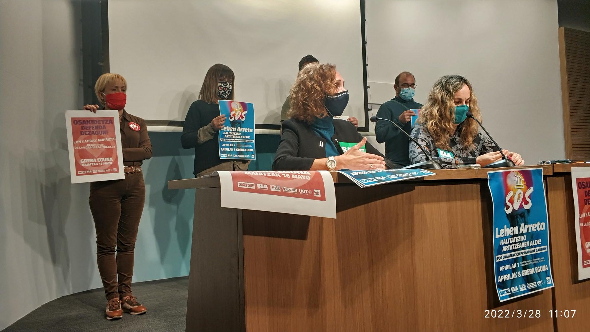 La mayoría sindical en Osakidetza convoca dos nuevas jornadas de huelga La mayoría sindical en Osakidetza convoca dos nuevas jornadas de huelga