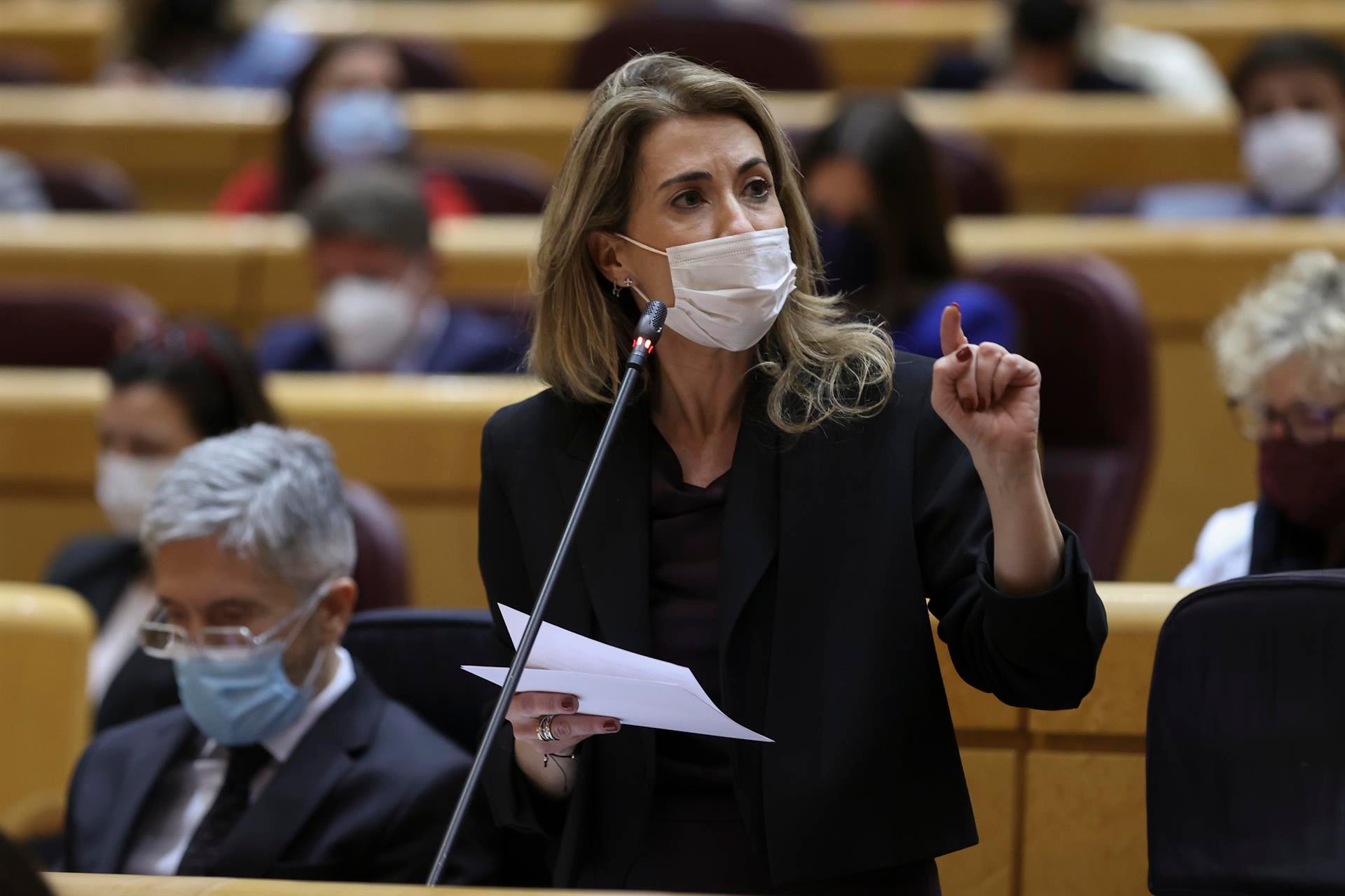 La ministra de Transportes no negociará con los transportistas que siguen en huelga La ministra de Transportes no negociará con los transportistas que siguen en huelga