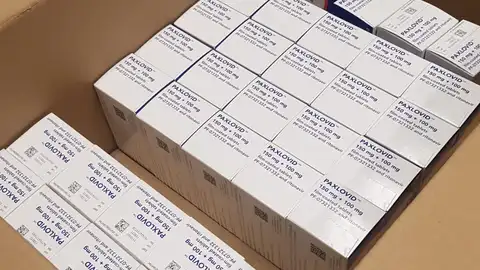 Llegan a Extremadura los primeros 266 tratamientos orales de Paxlovid de Pfizer contra la progresión del coronavirus Delegación Gobierno Extremadura.