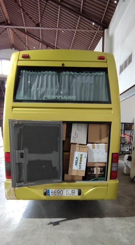 2.000 kilos de material humanitario parten de Castelló hacia Ucrania 2.000 kilos de material humanitario parten de Castelló hacia Ucrania