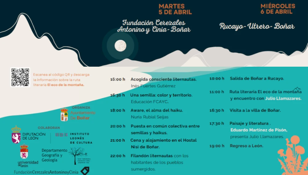 Programa de actividades del I Encuentro Literatura y Naturaleza Programa de actividades del I Encuentro Literatura y Naturaleza
