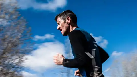 Pedro Luis Gómez, en la Media Maratón de Segovia Onda Cero Segovia