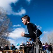 Pedro Luis Gómez, en la Media Maratón de Segovia