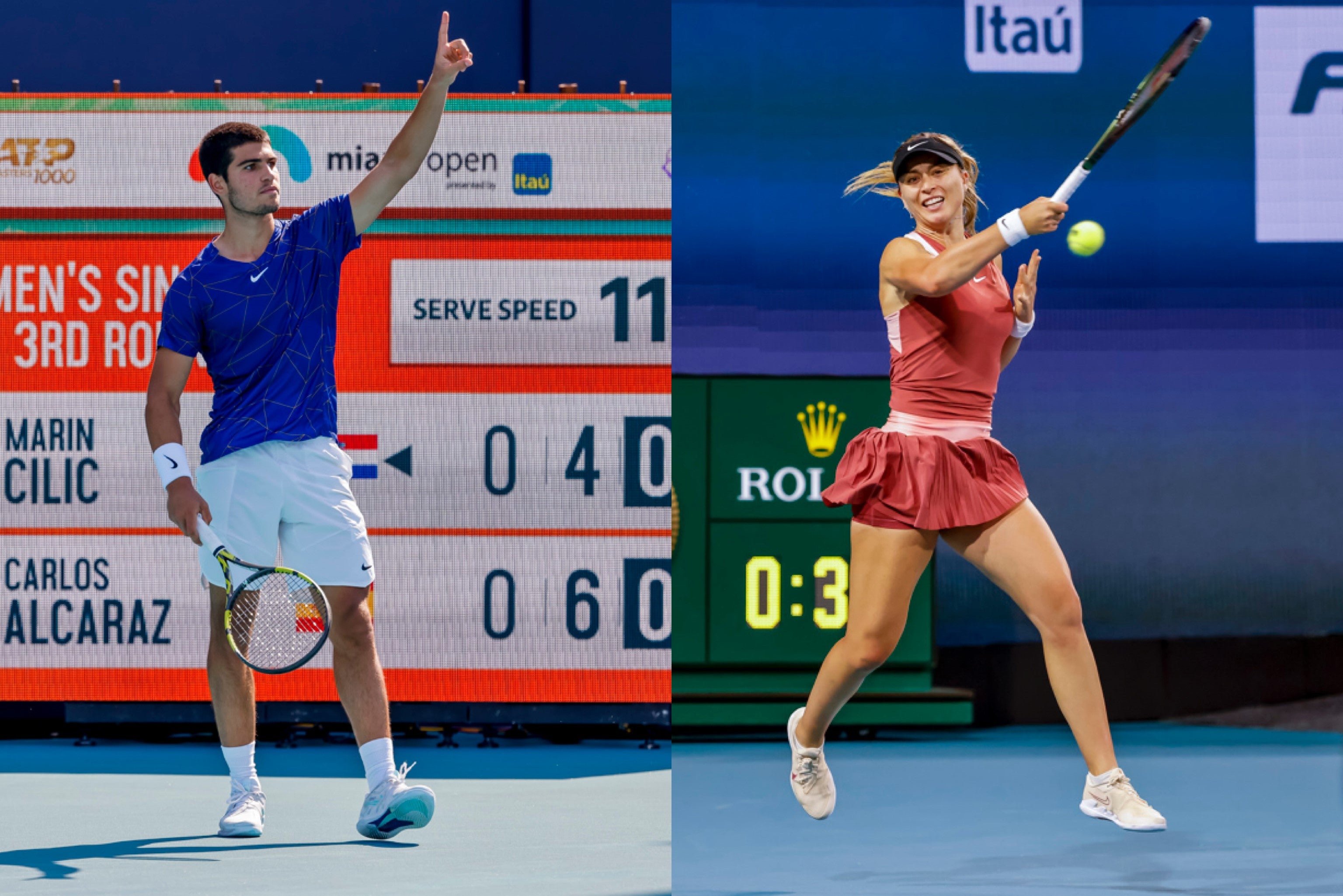 Alcaraz y Badosa siguen adelante Alcaraz y Badosa siguen adelante