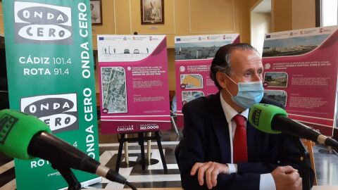 El alcalde de Chiclana, Jos&eacute; Mar&iacute;a Rom&aacute;n