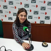 Pilar Zamora en los estudios de Onda Cero Ciudad Real Pilar Zamora en los estudios de Onda Cero Ciudad Real