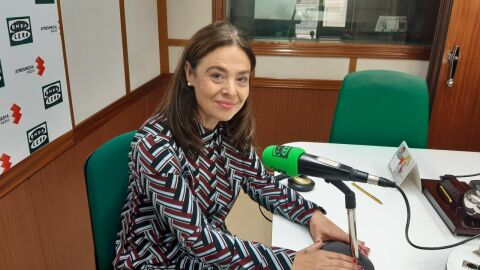 Pilar Zamora durante la entrevista en Onda Cero Ciudad Real