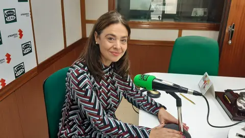 Pilar Zamora durante la entrevista en Onda Cero Ciudad Real Pilar Zamora durante la entrevista en Onda Cero Ciudad Real