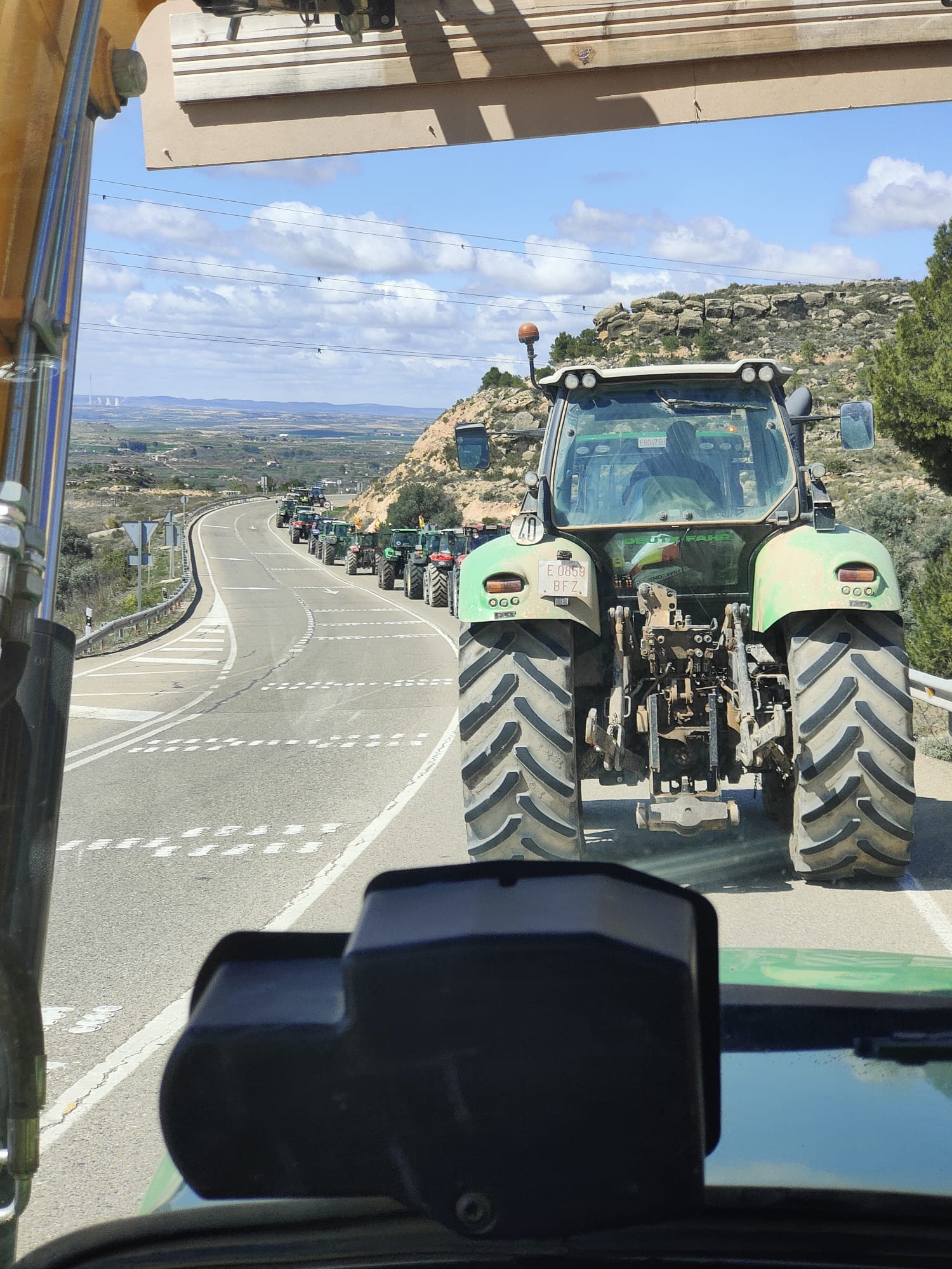 Tractorada en Alcañiz por el coste de los carburantes Tractorada en Alcañiz por el coste de los carburantes
