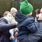 Refugiados ucranianos al llegar a Ciudad Real Refugiados ucranianos al llegar a Ciudad Real