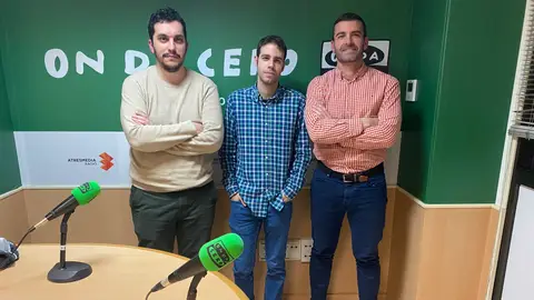 David Marín, Adrián Díaz y Monserrate Hernández. David Marín, Adrián Díaz y Monserrate Hernández.