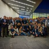Los miembros del Partido Popular de Granada en el XX Congreso del partido en Sevilla