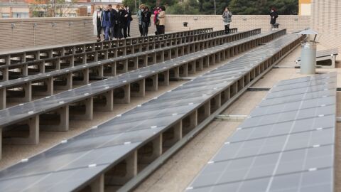 Los paneles solares de los Juzgados de Castell&oacute; permitir&aacute;n un 17% de ahorro anual de energ&iacute;a
