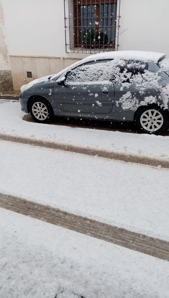 Nieve en Villanueva de los Infantes