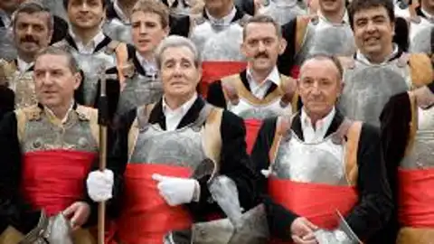 Procesión de "Los Armaos" de Sigüenza. Procesión de "Los Armaos" de Sigüenza.