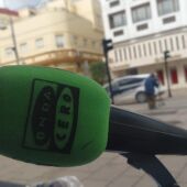 Micrófono de Onda Cero en San Fernando