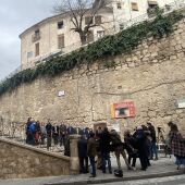 Escalinata de la Junta de Cofradías de la Semana Santa de Cuenca