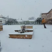Importante nevada en Villanueva de la Fuente Importante nevada en Villanueva de la Fuente