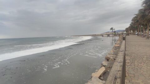 La costa de Granada, afectada por el temporal