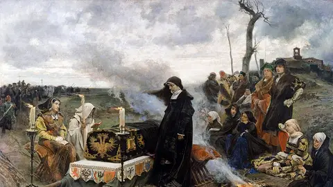 Cuadro de Juana la Loca de Pradilla Cuadro de Juana la Loca de Pradilla