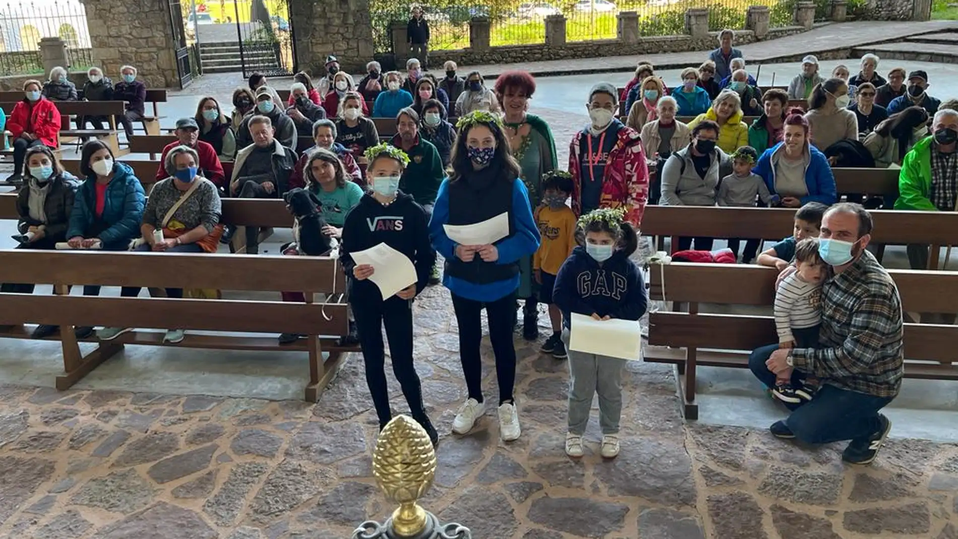 Algunas de las escolares premiadas en el concurso