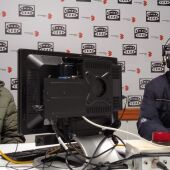 Carmelo Navas y Carlos Ramos, directores respectivamente de la Coral y de la Agrupación Musical Maestro Ibáñez