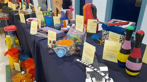 La expo con los construmentos La expo con los construmentos