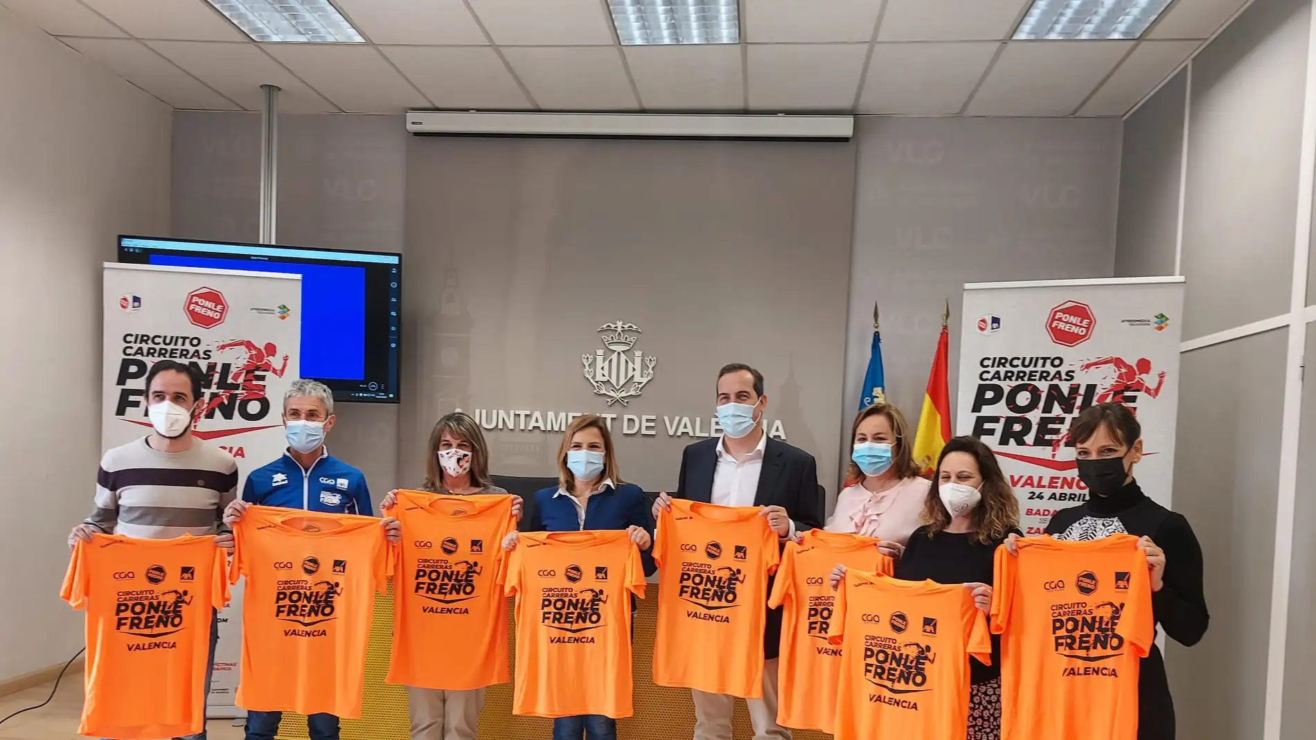 La carrera ha sido presentada en el Ayuntamiento de València