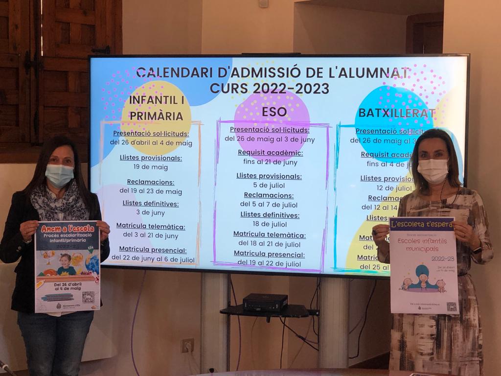 El Ayuntamiento de Elche pide a Educación que el próximo curso se creen seis aulas más de dos años en la ciudad El Ayuntamiento de Elche pide a Educación que el próximo curso se creen seis aulas más de dos años en la ciudad